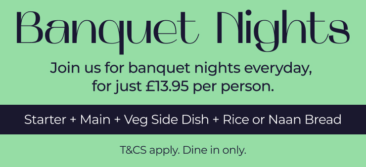 Book a table at Khana and join our Banquet Nights