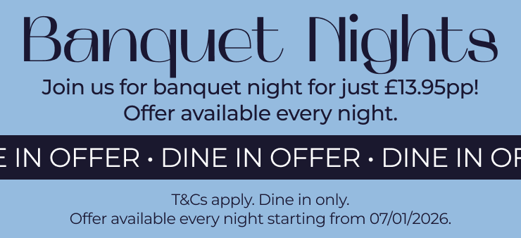 Book a table at Khana and join our Banquet Nights!
